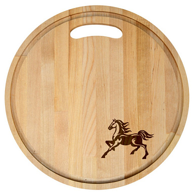 Доска разделочная Мультидом Мустанг с желобками 28*0,8 см МТ18-238