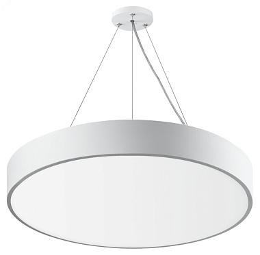Светильник подвесной Эра Geometria Ring SPO-132-W-40K-088 IP40 драйвер белый 800*80 мм Б0058902