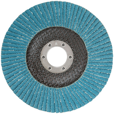 Круг Fit лепестковый торцевой циркониевый плоский P60 125 мм 39973*