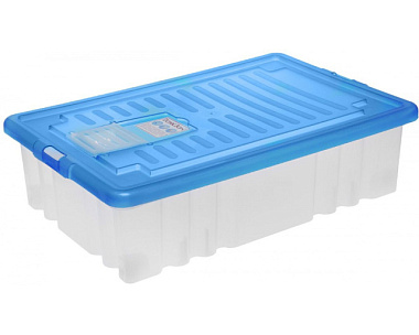 Ящик Darel Plastic с крышкой на колесах 36 л 61*40*17 см ЯФ0136