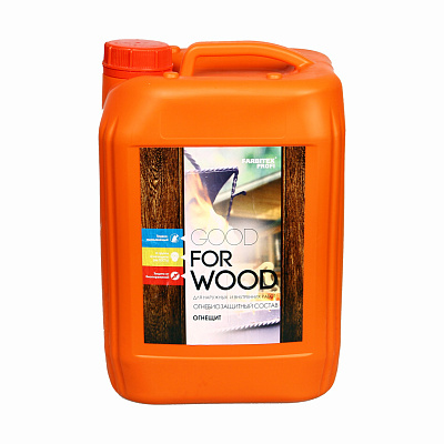 Состав огнебиозащитный Farbitex Профи Good For wood пропиточный для древесины Огнещит 10 л *