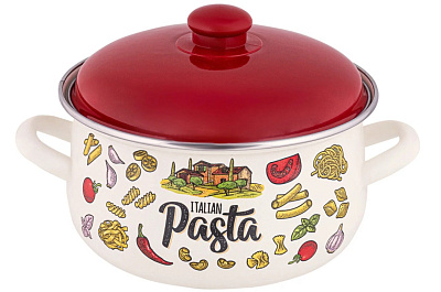 Кастрюля Appetite Pasta Italian эмалированная коническая 2,0 л 1с45я