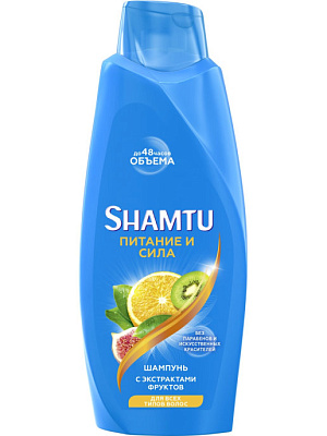 Шампунь Shamtu питание и сила с экстрактом фруктов 650мл 00000202004