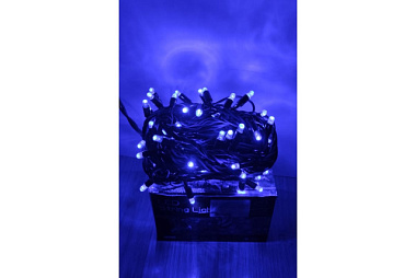 Гирлянда уличная GLQ светодиодная 200 шт 15м 230В чер. резин. кабель 1,5м Белый GLQ 101R-15M-200-W