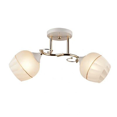 Люстра потолочная Milosh Gold Е27 2*60Вт H230*D460 мм 0614CL-2GD