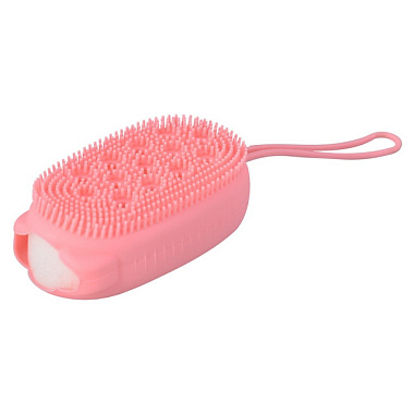 Щетка Мультидом Бьюти маус с губкой для ванной 12*6,5*4,5 см VL17-74