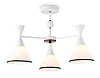 Люстра Ambrella TR3164/3 WH/BK белый/черный E27/3 max 60W D580*380