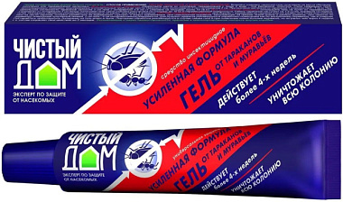 Гель от тараканов Чистый дом Усиленная формула 02-167