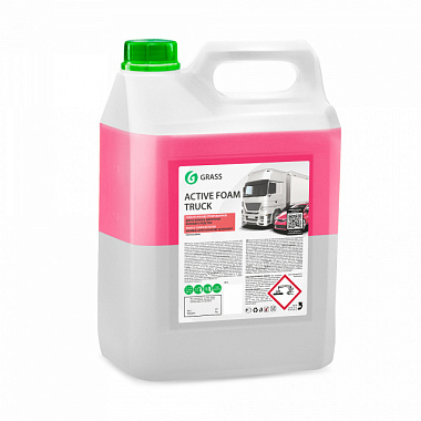 Средство Grass Active Foam Truck моющее сильно концентрированное двухслойное щелочное 6 кг