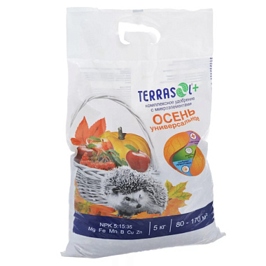 Удобрение Террасол минеральное сухое Осень с микроэлементами 5 кг Of000079496