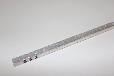 Бордюр PiezaRosa листелло серебро 1*25 см 4151025*