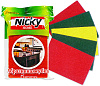 Губка Nicky Home Premium для посуды абразивная 14*9*0,8 см 5 шт 71629