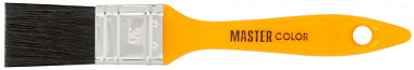 Кисть Master Color флейцевая 70% ПБT/30% чер. натур щетина нержавеющий обжим пл руч 30*12 мм 30-0161