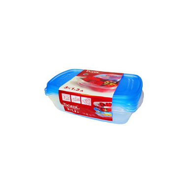 Комплект контейнеров Бытпласт Трио 1,3л 40402