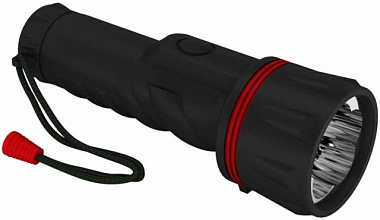 Фонарь Фотон Рекорд MM-0207 ручной 2*R20 7св/д резина черный 22695 599338
