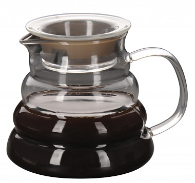 Кофейник сервировочный Regent Inox Linea Franco стеклянный 0,6 л 93-FR-TEA-06-600