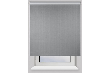 Штора Prakto рулонная Blackout Dublin серый 55*160 см 6533469