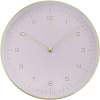 Часы Magic Home Розовые настенные кварцевые корпус из алюминия, без батарейки 24,8*4,2 см 79650