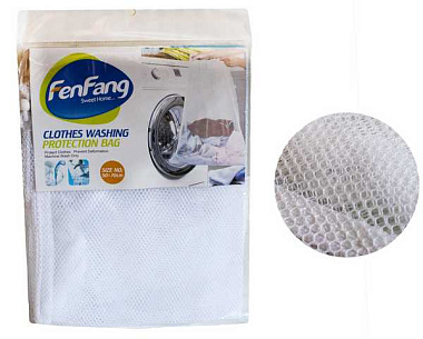 Мешок для стирки Flatel с завязками крупная сетка 50*70 см МС-1903571-1