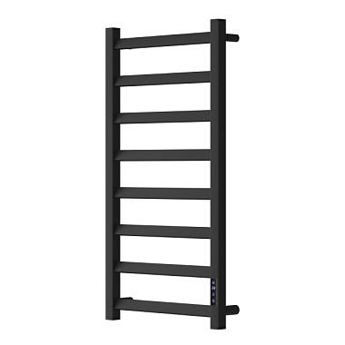 Полотенцесушитель Point Атлант П8 электрический диммер справа черный 400*800 мм PN18848B