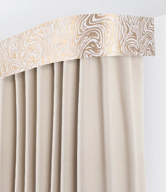 Бленда Legrand Глэдис для карниза мрамор/золото 7 см*30 м