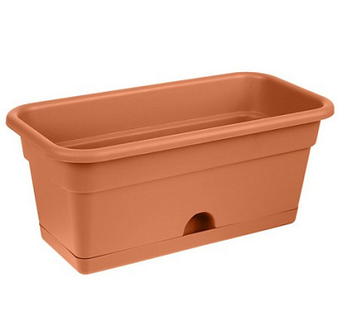 Ящик балконный Darel Plastic терракот 40 см ЯБ0140