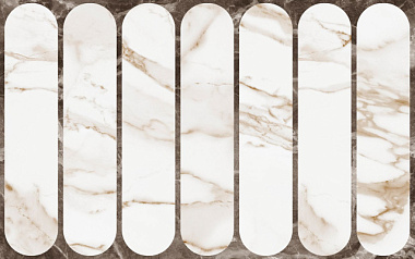 Плитка настенная Gracia Ceramica Капелла бел низ 03 25*40 см з