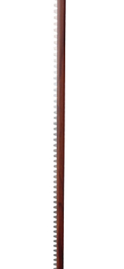 Профиль Cezar Т-образный гибкий с перепадом орех 17 мм х 2,5 м W-AL-D17P-R-250*