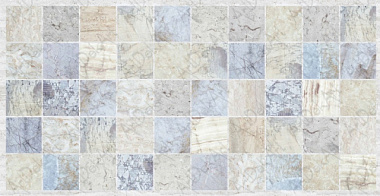 Панель ПВХ Grace Плитка Мрамор голубой 964*484 мм