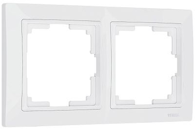 Рамка Werkel Snabb basic на 2 поста белый W0022001