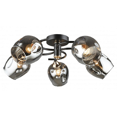 Люстра Imex потолочная 5*E27 MD.5963-5-S-COFFEE+FGD