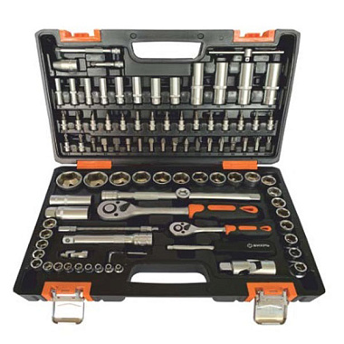 Набор инструментов Вихрь ½, ¼, CrV, пластиковый кейс 94 предм 73/6/7/5