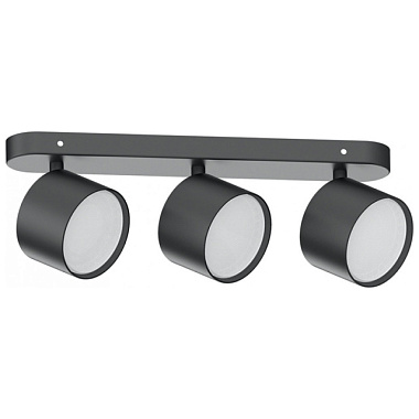 Светильник Feron накладной поворотный спот под лампу 3*GX53 черный/алюминий 300*80*92 ML213 41479