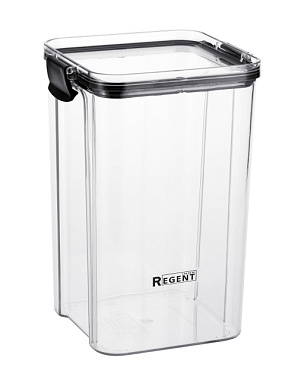 Контейнер для сыпучих продуктов Regent Linea Desco пластик 1,3 л 93-DE-CA-30-1300