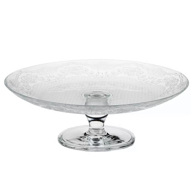 Блюдо Pasabahce Lacy на ножке упрочненное 250 мм 96136B