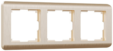 Рамка Werkel Stream на 3 поста шампань W0032111/WL12-Frame-03***