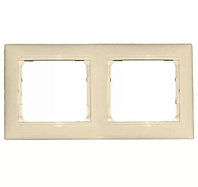 Рамка Legrand Valena 2 постовая слоновая кость DIY-упаковка 695632***