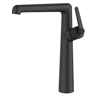 Смеситель Esko Bangkok Black для раковины высокий черный BG25B