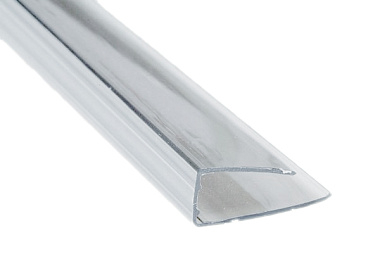 Профиль поликарбонатный Royalplast Up торцевой Прозрачный 2,1 м. 4 мм.