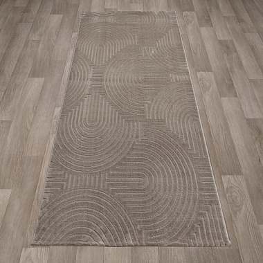 Ковер Soft Прямоугольник 1*2 м BEIGE/BEIGE J959A