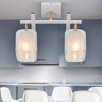 Светильник потолочный Rivoli Helga модерн 2*Е27 40 Вт 3100-302