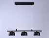 Светильник подвесной Ambrella TN71034/3 BK черный GX53/3 max 12W 440*80*1100***