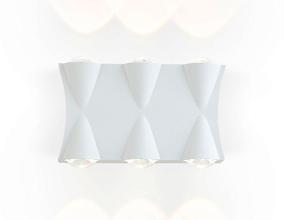 Светильник Ambrella ST4485/6 WH уличный настенный белый LED 4200K 6W IP54 140*80*45*