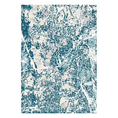 Ковер Kaplancer Faber Овал 0,8*1,5 м C891A BLUE/CREAM