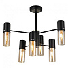 Люстра Imex потолочная 6*40Вт Е14 MD.51829-6-S-BK+AB