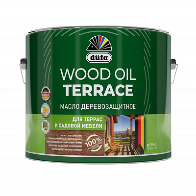 Масло Dufa Wood Oil Terrace деревозащитное для террас и садовой мебели серый 0,9 л МП00-011136