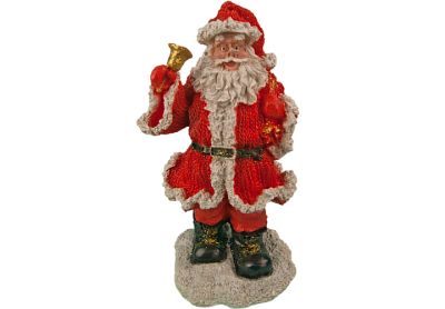 Новогодняя фигура Санта - Клаус с колокольчиком 12507