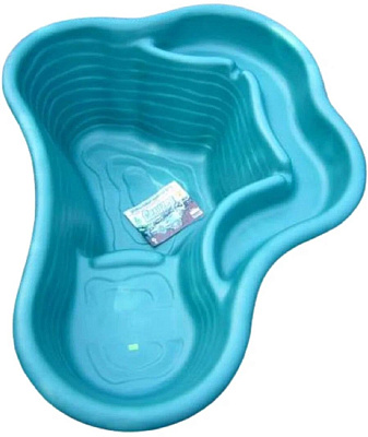 Пруд садовый GLQ декоративный прочный цветной 150 л 120*90*40 см