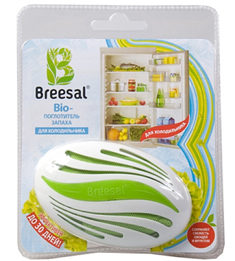 Поглотитель запаха Breesal Био для холодильника 80 г (24)