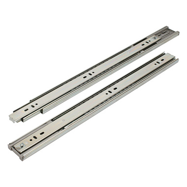 Направляющие StahlBuro 45-450 /18" шариковые с доводчиком хром 2 шт 15671